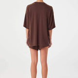 Arcaa Pippa Oversized Tee - Espresso