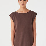 Arcaa Poppy Tie Side Top - Espresso