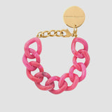 Vanessa Baroni Mini Flat Bracelet - Raspberry Marble