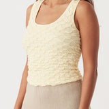 Mila Reversible Tank - Butter