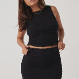 Mila Mini Skirt - Black