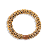 KKNEKKI Hair Tie - Cognac Glitter