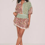 Bohemian Traders Ola Asymetrical Mini Skirt