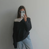Arcaa Zenya Sweater - Dark Grey Marle