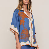 Bohemian Traders Kauai Short Sleeve Shirt - Blue