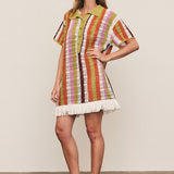 Bohemian Traders Maggie Crochet Mini - Stripe