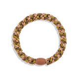 KKNEKKI Hair Tie - Mix Olive Cognac Glitter