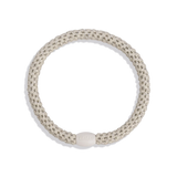 KKNEKKI Hair Tie - Slim Ivory Glitter