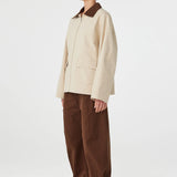 Arcaa Rory Jacket - Beige & Espresso