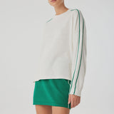 Arcaa Pippa Long Sleeve - Cream & Palm Green