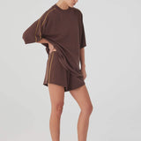 Arcaa Pippa Oversized Tee - Espresso