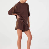 Arcaa Pippa Oversized Tee - Espresso