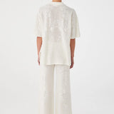Arcaa Aster Crochet Shirt - Cream