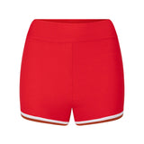 Nagnata Retro Shorts - Crimson