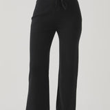 Noa Organic Knit Pants - Black