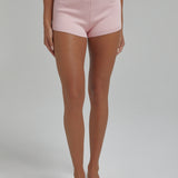 Knit Shorts - Blush