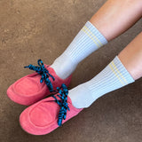 LeBon Boyfriend Socks - Pastel Sky