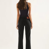 Elise Mid Straight Jean - Black