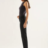 Elise Mid Straight Jean - Black