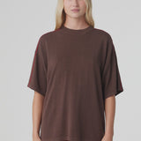 Arcaa Pippa Oversized Tee - Espresso & Chilli