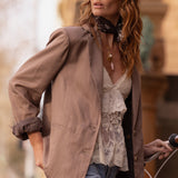 Spell Dallas Blazer - Smokey Taupe