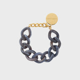 Vanessa Baroni Flat Chain Bracelet - Blue Jeans Marble