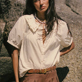 Spell Fleur De Lis Blouse - Ivory