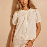 Spell Fleur De Lis Blouse - Ivory