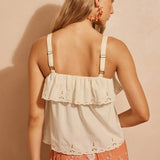 Spell Fleur De Lis Cami - Ivory