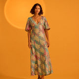Hanabi Fever Bias Maxi Dress