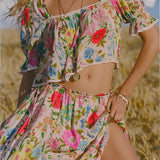 Spell Valley of Dolls Short Sleeve Blouse - Opal