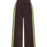 La Boheme Girls Viva Terry Pants - Choc & Lime