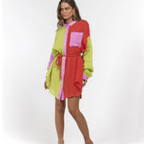 La Boheme Girls Clyde Shirt - Candy Stripe