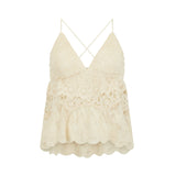 Spell Irma Lace Halter - Pearl