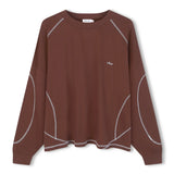 Arcaa Kesh LS Tee - Cream & Espresso