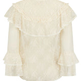 Spell Labyrinth Lace Blouse - Cloud Cream