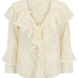Spell Labyrinth Lace Blouse - Cloud Cream
