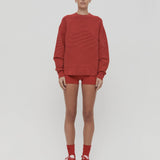 Nagnata Organic Sonny Sweater - Crimson
