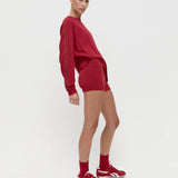Nagnata Retro Shorts - Crimson