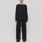 Nagnata Organic Motley Track Pant - Black