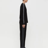 Nagnata Organic Motley Track Pant - Black