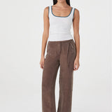 Arcaa Manon Pant - Espresso Pinstripe