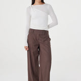 Arcaa Manon Pant - Espresso Pinstripe