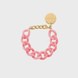 Vanessa Baroni Mini Flat Chain Bracelet - Strawberry Icecream