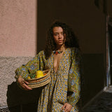 Kinga Csilla Zoya Block Print Marrakech Dress