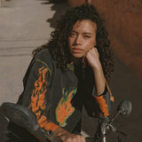 Kinga Csilla Flaming Heart Tommy Tee