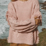 Spell Nomadic Knit Jumper - Dusty Rose