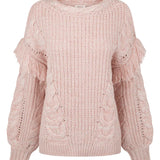 Spell Nomadic Knit Jumper - Dusty Rose