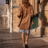 Spell Off Duty Shirt - Caramel Cafe