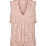 Spell Rolling Hills Knit Vest - Dusty Rose